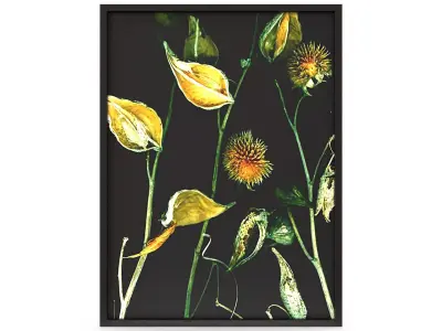 Late Spring 30x40 Black Wood Frame Free 3D model