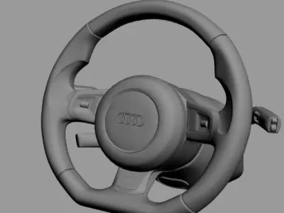 Steering Wheel Audi TT RS 3D model
