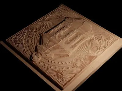 Lantern CNC 3d Print High Relief Sand Casting 3D print model