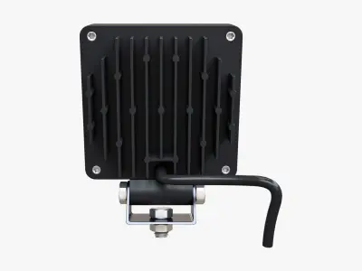 Small Amber LED Light Bar 3D model