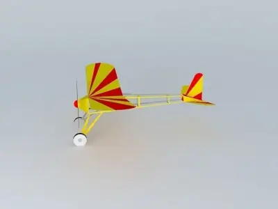 model aeroplane toy airplane Free 3D model
