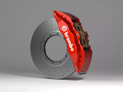 Brembo Brake Caliper Free 3D model