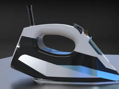 Steam Iron 3D model Kingfly KY-269 3D model