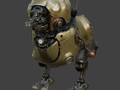 Chick Tank 3D model