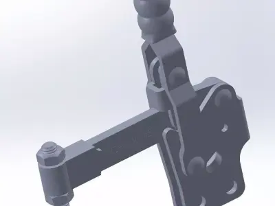GP-1207-SBO clamp with bolt Free 3D model