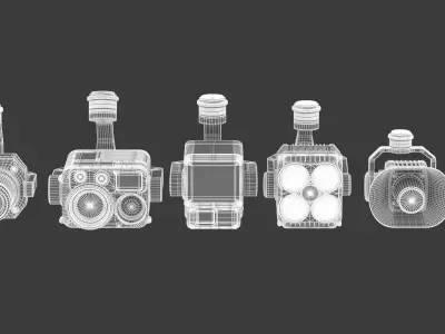 DJI Matrice 400 Accessories 3D model