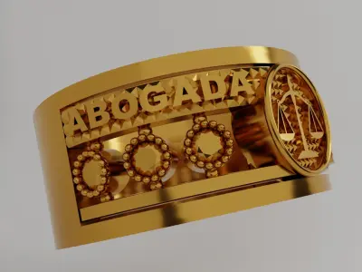 Abogada RIng 3D print model