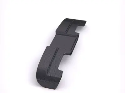 Spoiler combo rear sedan 3D model