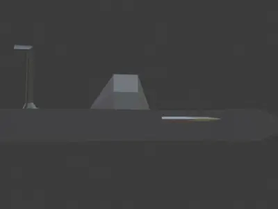 submarin propeller 3D model