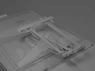 Fictitious model of Eu-44 train 3D model 3D model