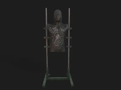 Dummy Target Low-poly 3D model