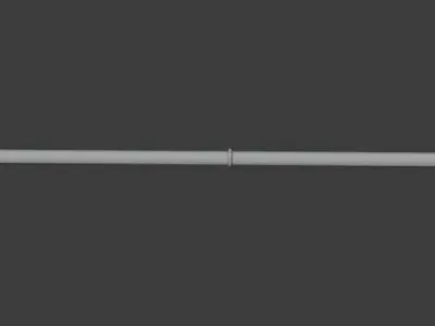 Asiatic fantasy spear Free low-poly 3D model