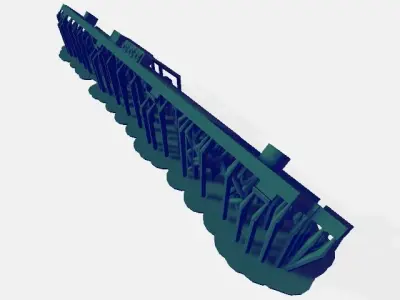 N Scale - Carrozza FS tipo 46 - bagagliaio 3D print model