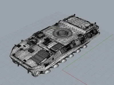 JGSDF Type89 Infatry Fighting vehicle 3D print model