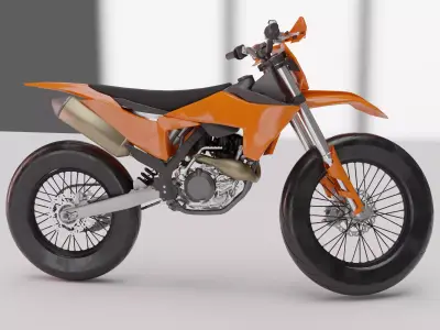 KTM EXC 450 3D model 3D model