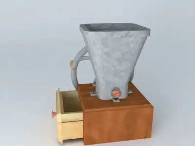 Hand Coffee Grinder Free 3D model