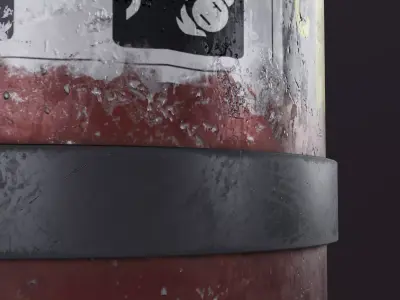 Fire Extinguiser - Game Ready Low-poly 3D model