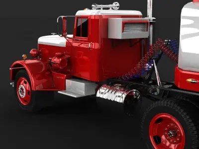 peterbilt 281 - duel tribute 3D model