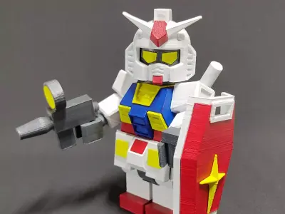 Legolized gundam Free 3D print model