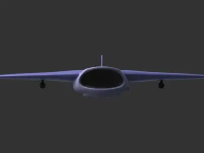 Mantajet jet plane 3D print model