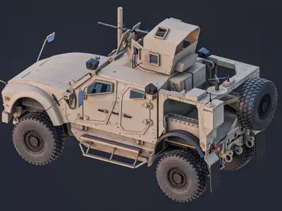 Oshkosh M-ATV Low-poly 3D model purchase