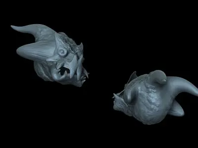 monster sea worm alien vol3 3D model
