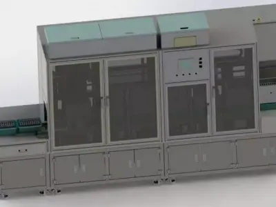 Design model of liquid filling equipment for lithium battery 3D model