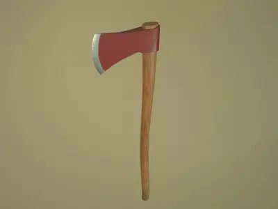 Work Axe Low-poly 3D model