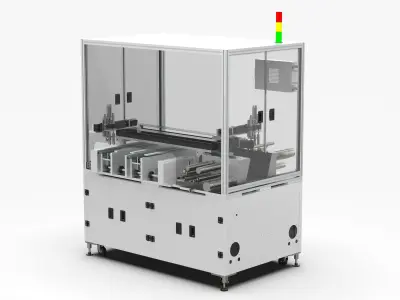 Automatic Double Station Label Laminating Machine 3D model