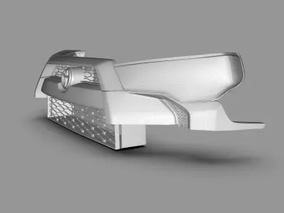Aftermarket Headlights for Toyota 4Runner 3D model