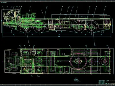 50T CAR CRANE 3D model
