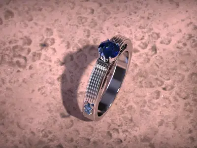 Rings men industrial design stl  3D print model