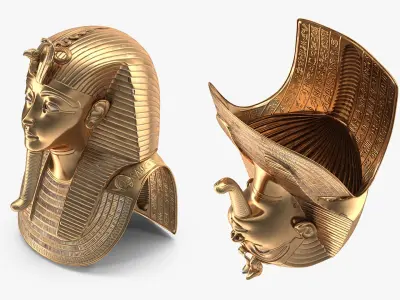 Golden Mask of Tutankhamun 3D model