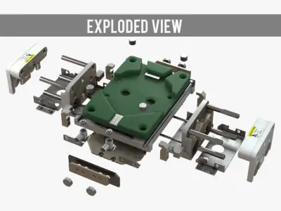 Hi-tech Robotics Mount 3D model