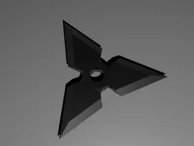 Ninja Weapons Free 3D model