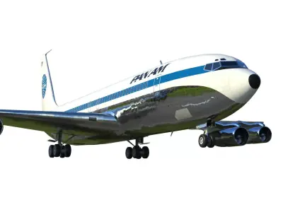 Boeing 707 3D model purchase