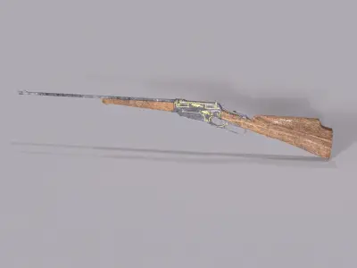 Winchester rifle 3D model