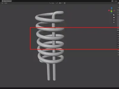 Heating Coil 3D print model