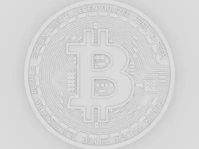 BITCOIN HIGH DETAILED MODEL 3D model