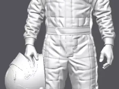 Professional 3D Racing Driver F1 3D print model