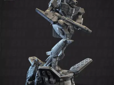 BF-1J Bald Terry 135mm Static 3D print model