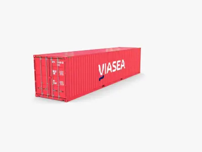 40ft Shipping Container Viasea 3D model