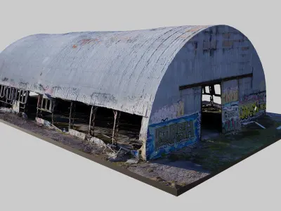 Abandoned-Soviet-Base-Building-4 3D model