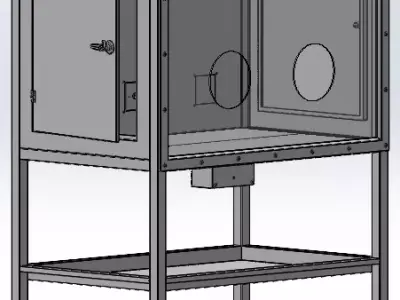 Gloves Box For Clean Room -  Full CAD Design 3D model