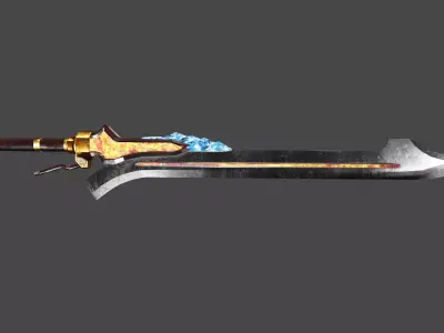 Devil May Cry 5 Sword Free low-poly 3D model