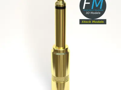 Mono jack plug 3D model