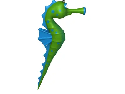 Seahorse 3D model 3