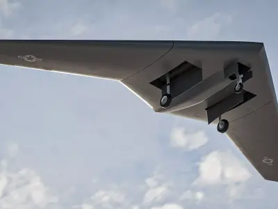 Lockheed Martin RQ-170 Sentinel Low-poly 3D model