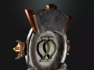 Royal Guardian Shield Free 3D model