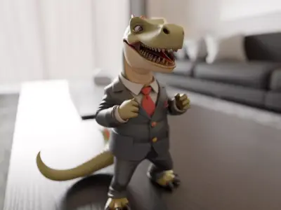 dinosaur 3D print model 7